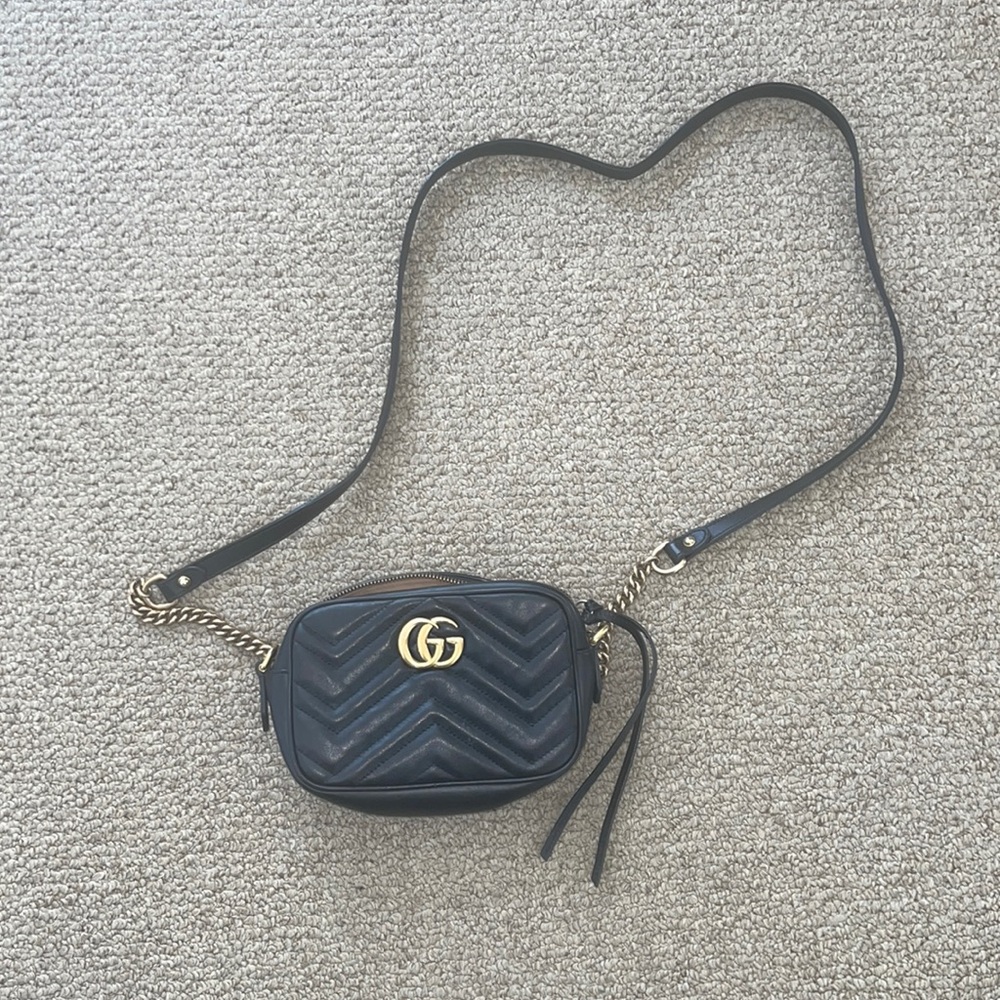 GG MARMONT MINI SHOULDER BAG GUCCI